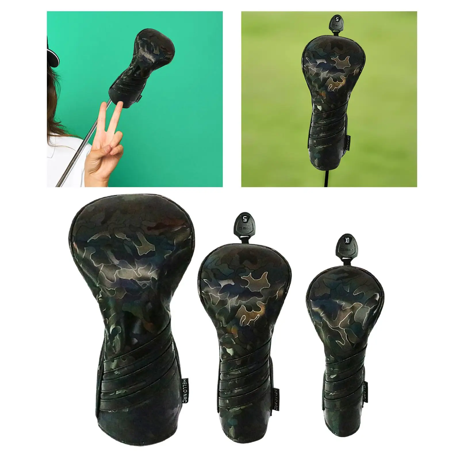 Golf Club Head Cover Golf Driver Head Covers Fashion Professional Protective Sleeve Golf Club Cover Protector for Men Women