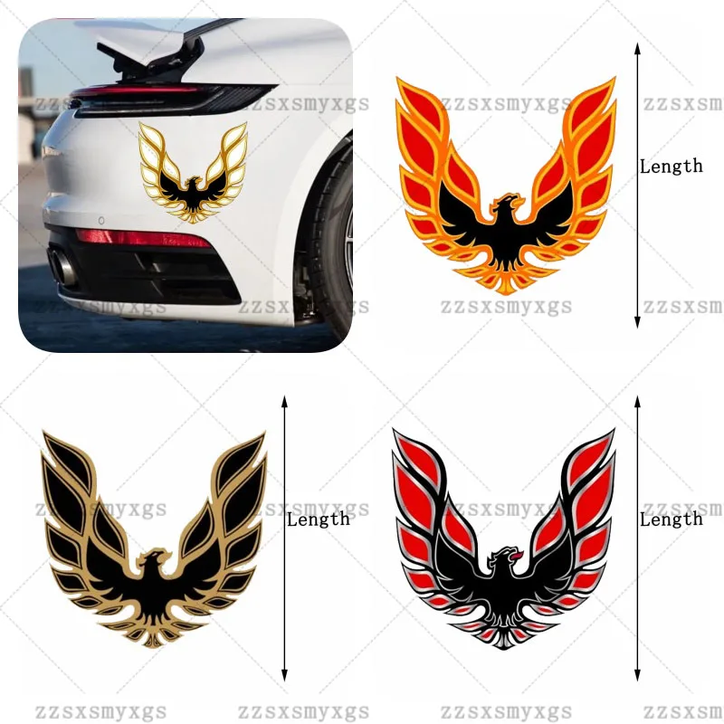 Adesivo de carro estilo vintage Fire Bird, adequado para carroceria, para-choque, capacete de motocicleta, porta-malas, laptop, decalque de vinil, ace