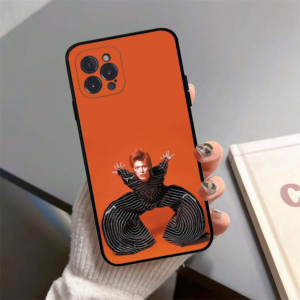 D-David B-Bowie Phone Case Silicone Soft for iphone 16 15 14 13 12 11 Pro Mini XS MAX Plus X Cover