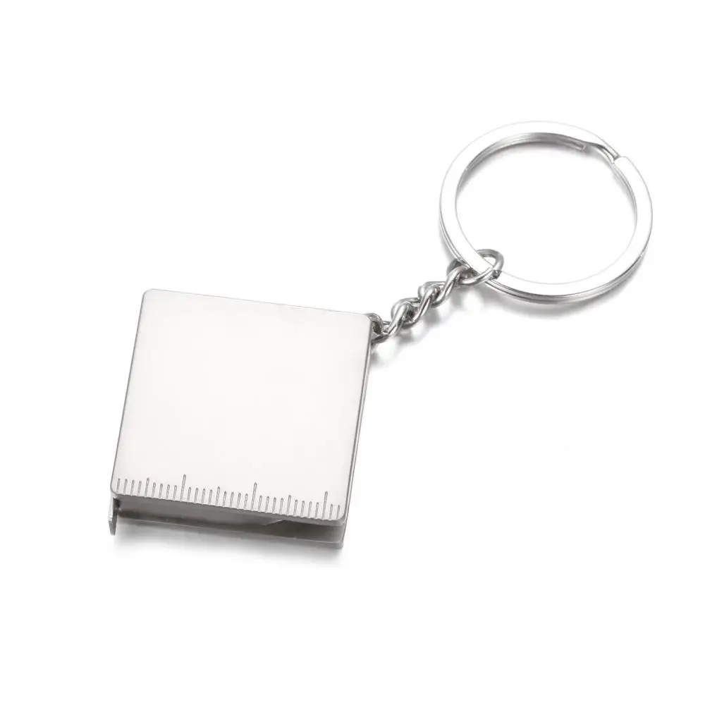 Keyring Measure  Keychain  Tape Measures Retractable Ruler Measuring Tools Gauging Tool