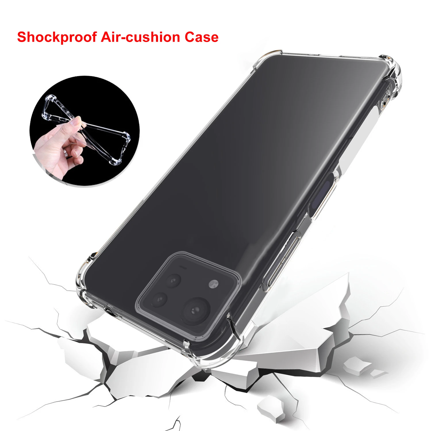 حافظة وسادة هوائية لهاتف ASUS Zenfone 11 Ultra 10 9 غطاء كريستالي ناعم من مادة البولي يوريثان الحراري المقاوم للصدمات ومضاد للانزلاق غلاف شفاف Fundas هاتف المحمول