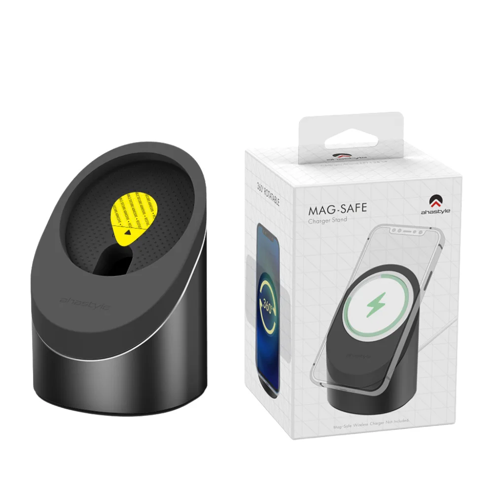 Charging Base Stand Suitable for MagSafe Charging Dock Apple iPhone 12 Magnetic Wireless Charging Aluminum Alloy Storage Bracket