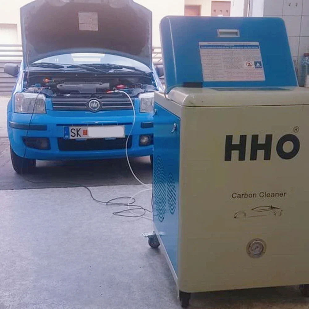 HHO أنظمة محرك السيارات سيارة بالتفصيل دراجة نارية كهربائية أوكسي الهيدروجين 2000L/H 12 فولت HHO محرك الكربون الأنظف آلة التنظيف