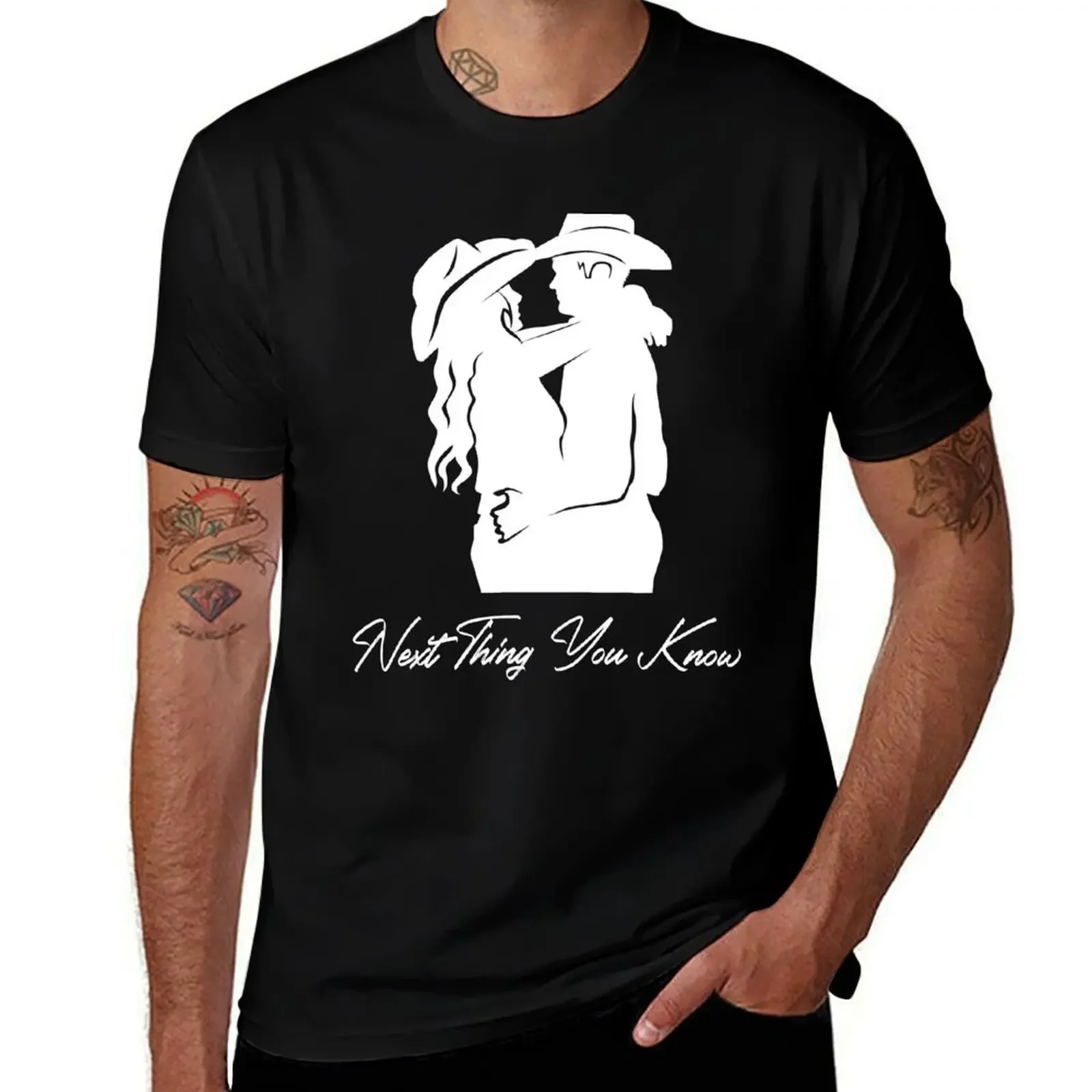 

Next thing you Country Music lyric T-Shirt anime figures plain korean fashion mens designer t shirt