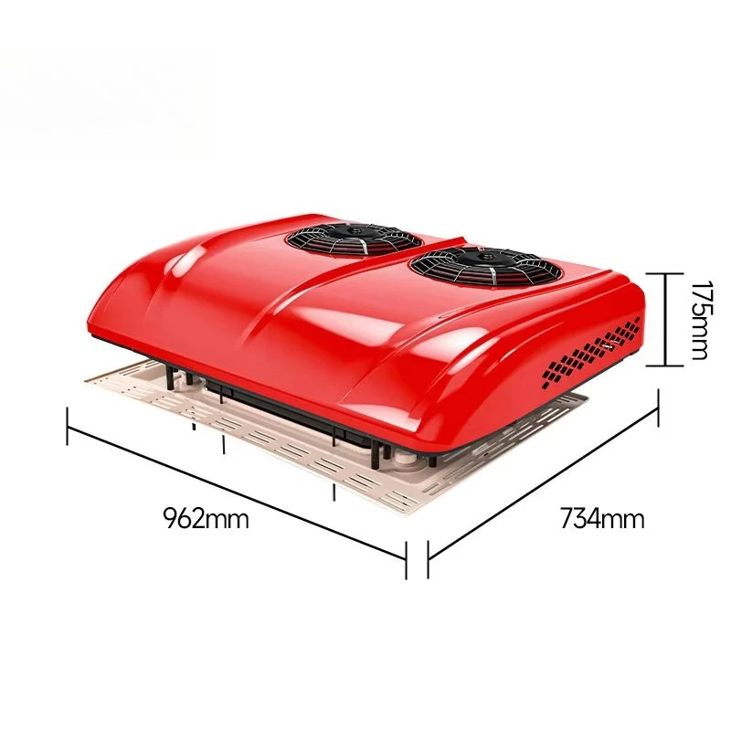 New Dual-fan S1000 Truck Parking Air Conditioner 12V 24V DC Parking Cooler Other Air Conditioning Systems