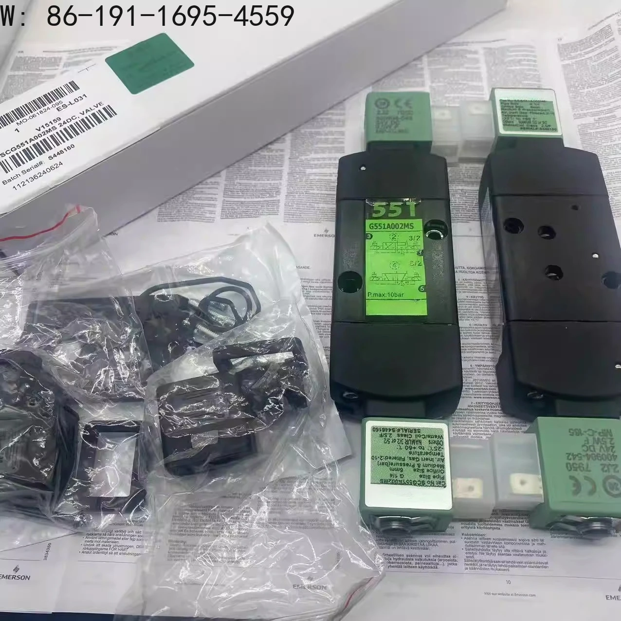 

Электромагнитный клапан SCG551A002MS с двойной катушкой, DC24V AC220V, реверсивный клапан G551A002MS для промышленной автоматизации