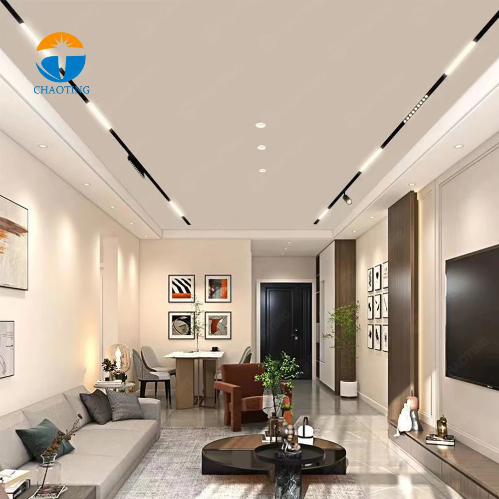 

Low Voltage 48V DC Intelligent Wifi Blue tooth Remote Phone Controlled LED Magnetic Track Light