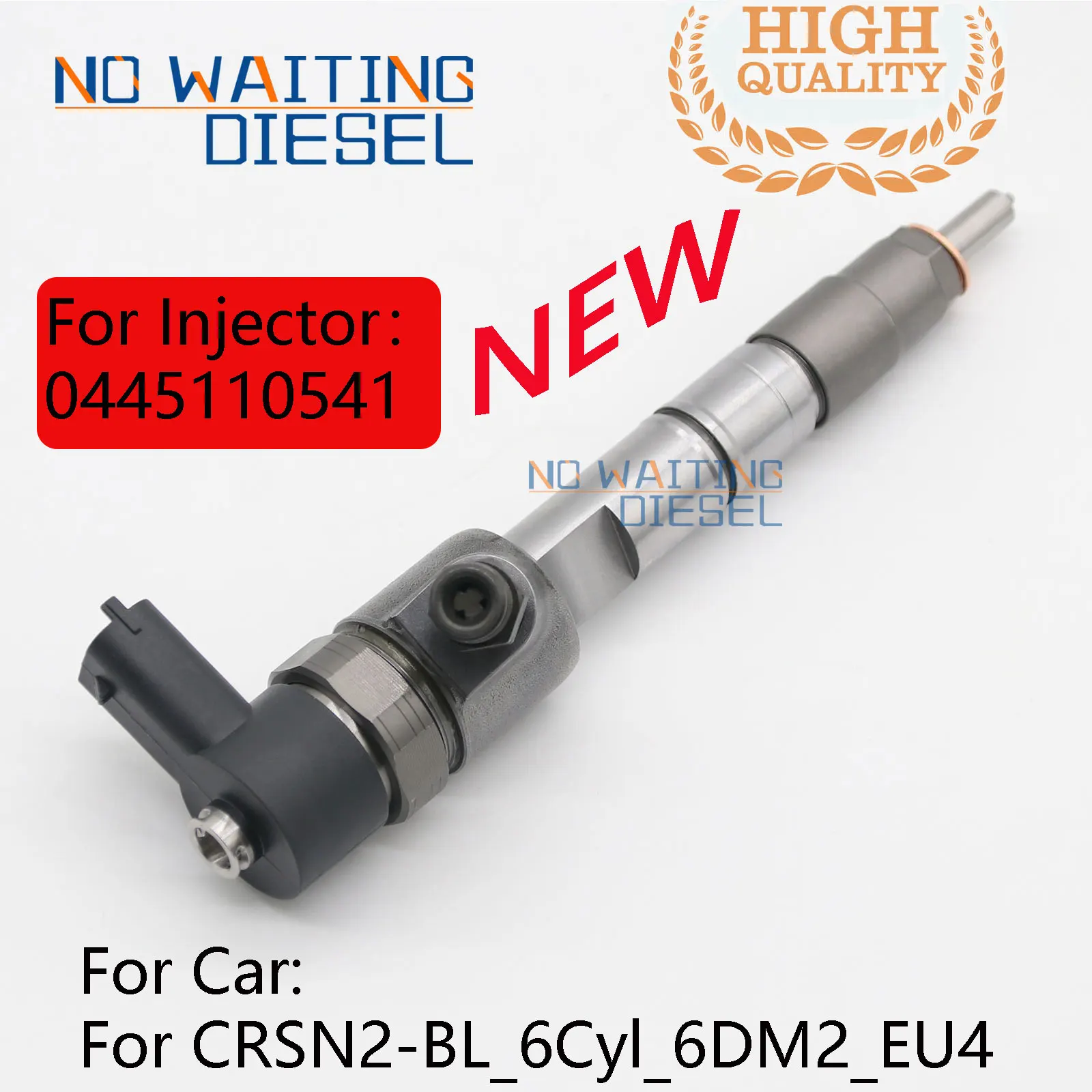 

0445110541 Common Rail injector 0 445 110 541 Fuel Injector Assembly 0445 110 541 For CRSN2-BL_6Cyl_6DM2_EU4