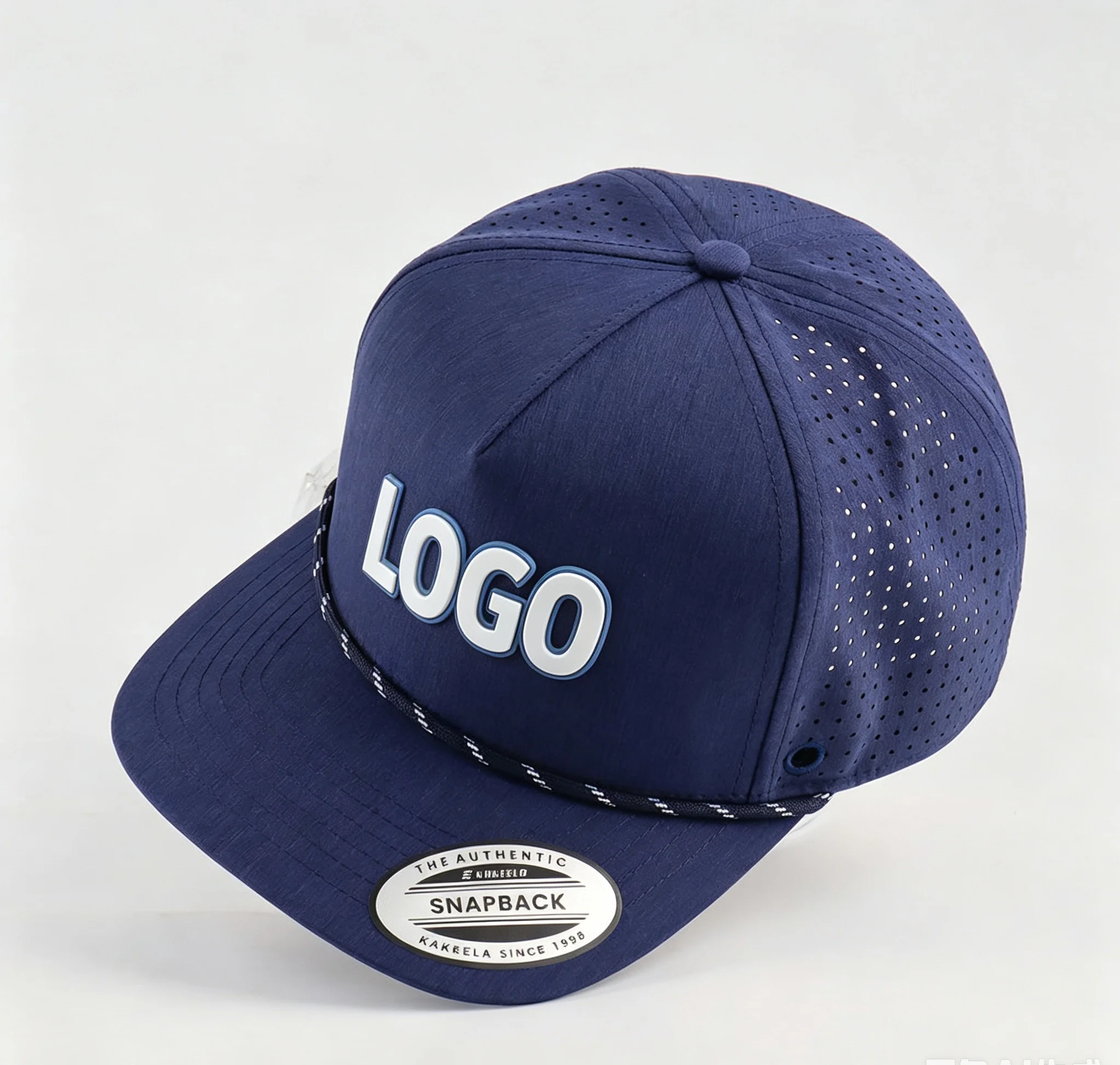 Customizable Wholesale Comfort-Fit PVC Print Logo Golf Hats for Men & Women BSCI Certified Factory Sports Cap