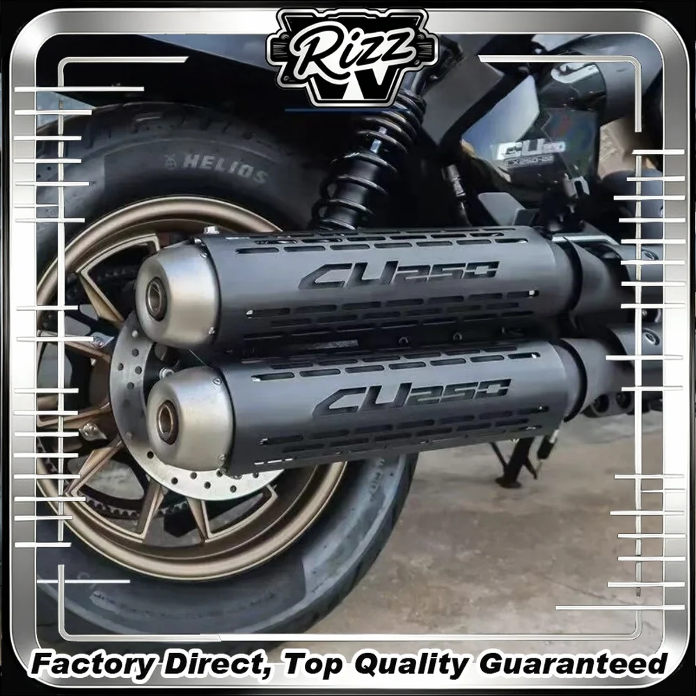 For VOGE CU250-specific accessory exhaust pipe heat insulation cover anti-scald cover - non-destructive installation
