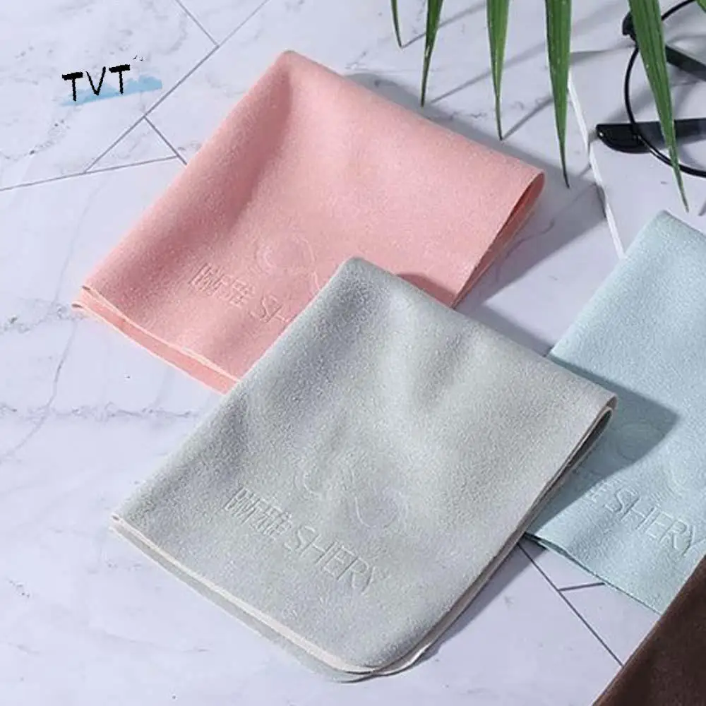 

10 pcs Chamois Microfiber Glasses Clean Glasses Cloth Cleaning Wipe Lens Clothes