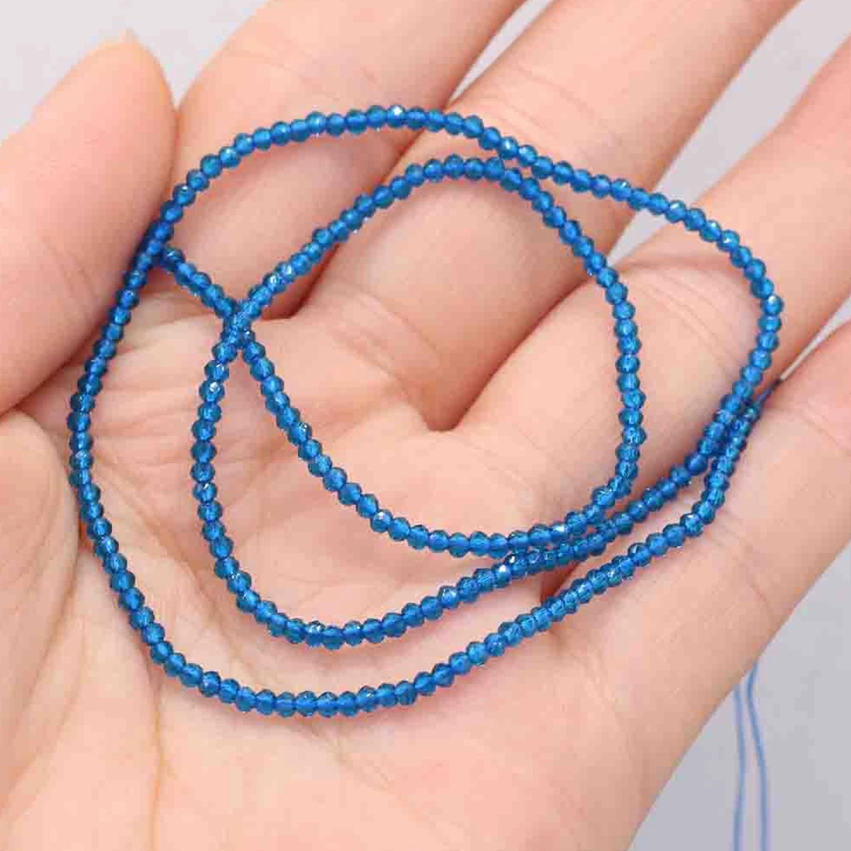 1 Stück natürliche Spinell-Perlen, 2–3 mm, facettierte lose Perlen, natürliche Stein-Abstandshalter-Perlen für die Herstellung von DIY-Armbändern, Halsketten und Schmuck. – Detail 20