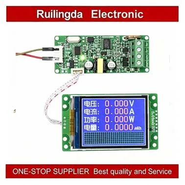 SUI-201 Electric Energy Metering Module Direct Current Voltage Ammeter Color Screen 60V Serial Communication Modbus Protocol