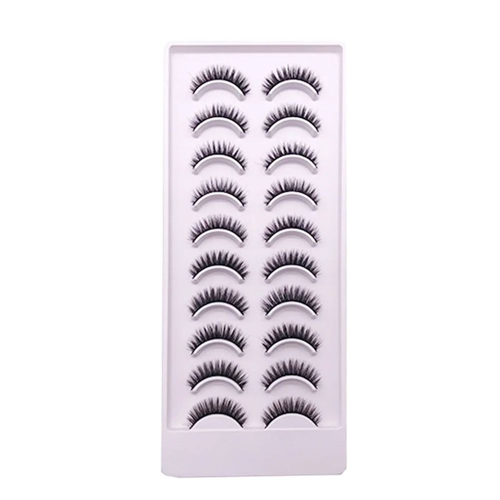 10 أزواج من الرموش الصناعية ثلاثية الأبعاد متعددة الطبقات رموش تجميل كثيفة طبيعية رائعة المظهر رموش مكياج عصرية #2