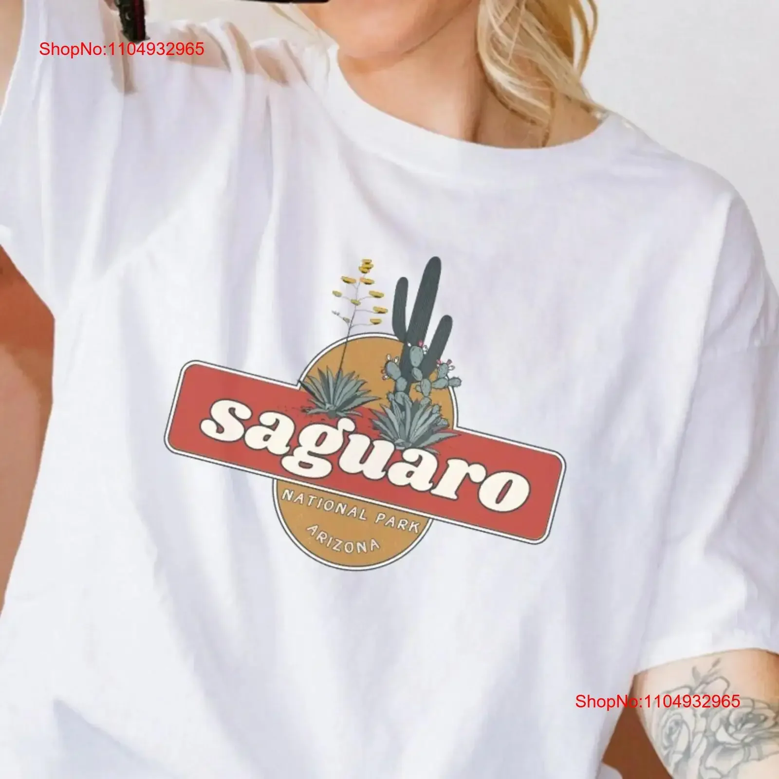 

Saguaro National Park T Shirt Southwestern Arizona Road Trip Parks Adventure Cactus vintage Washed streetwear Stylish