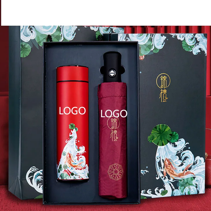 Wholesale Company Logo Thermos Cup Business Gift Set Customized Office Opening Conference Exhibition Gifts