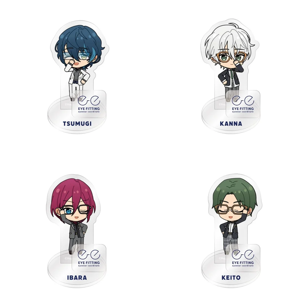 10CM Ensemble Stars cute Acrylic Keychain Stand Model Characteristic Characters Ornament Accessories Collection Christmas Gifts