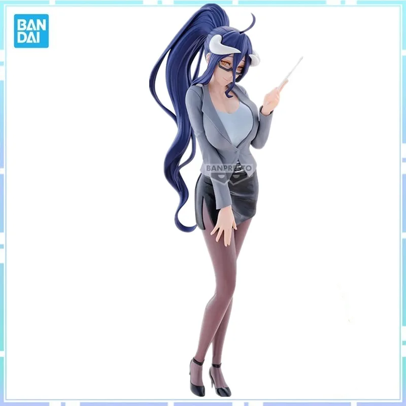 

Bandai Original BANPRESTO Anime Overlord Albedo Teacher Style PVC Action Figure Model Collectible Toy Gifts