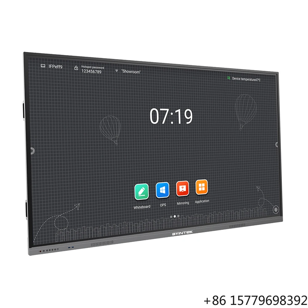 

65 Inch Cheap Smart Board Touch Screen, Interactive Electronics Teaching Whiteboard Smart