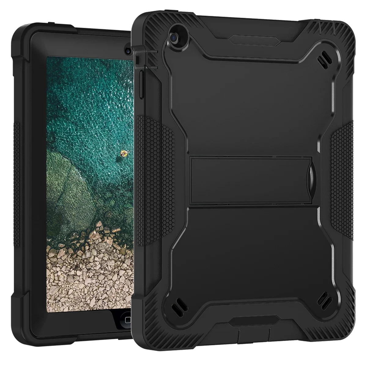Case For IPad 11 11th 2025 10th Air 11 2024 4 5 Pro 11 12.9 2022 10.2 7th 8th 9th 9.7 5th 6th Mini 5 6 7 Kids Shockproof Cover