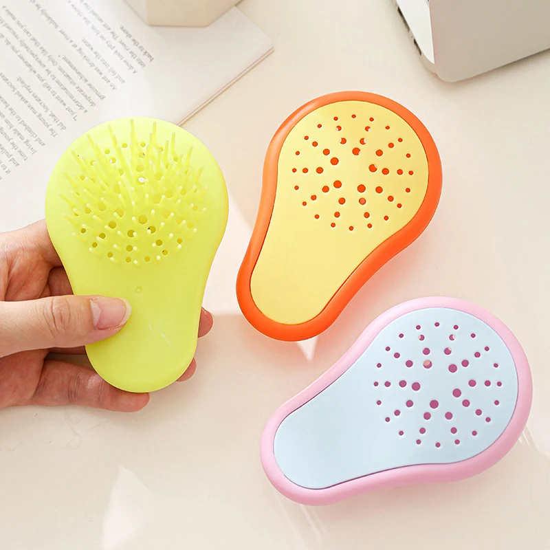 مكافحة ساكنة فرشاة شعر فروة الرأس مدلك مشط العناية بفروة الرأس أداة تدليك ميريديان تدليك مشط الشعر الخصبة أدوات تصفيف الشعر #4