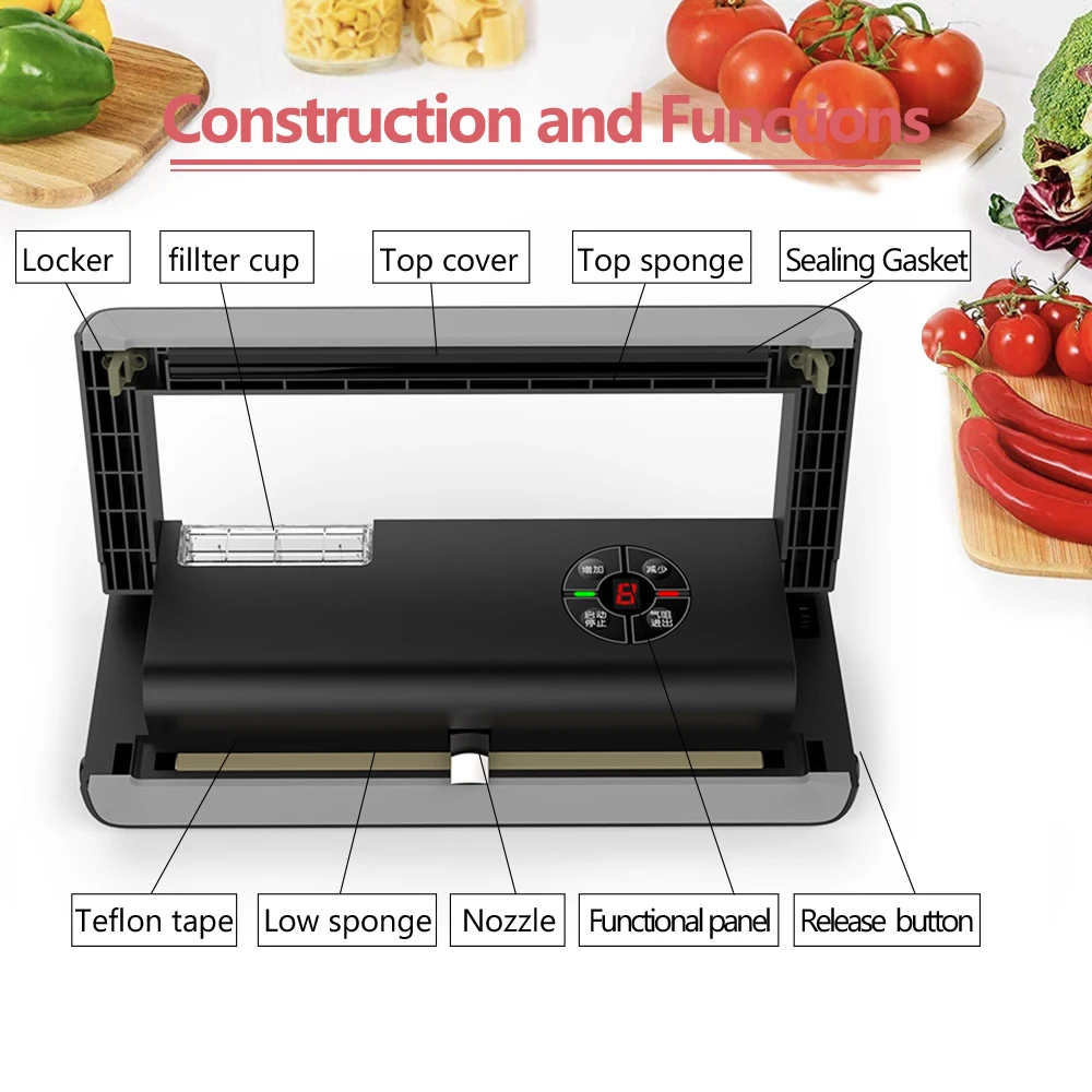 2020 best seller vacuum sealer machine packaging kitchen      March Expo