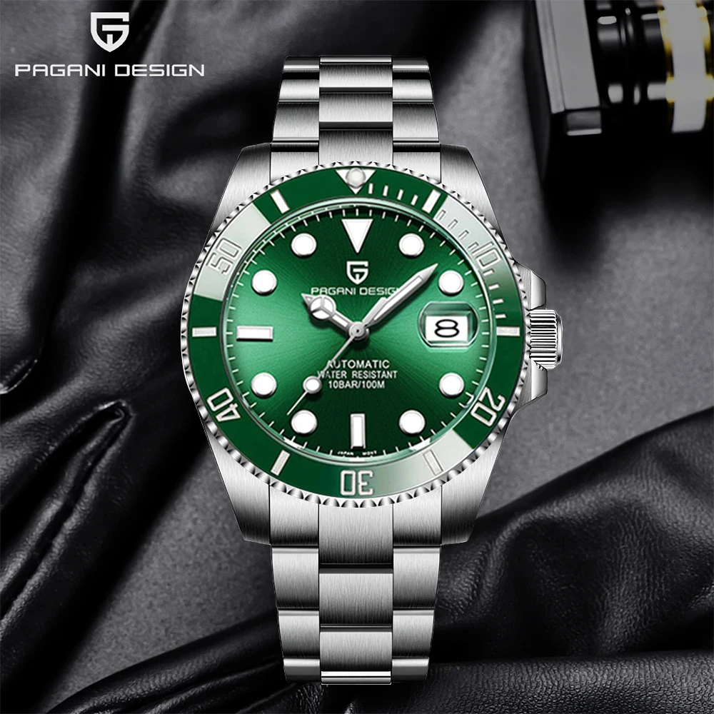2024 New PAGANI DESIGN Luxury Business Automatic Mechanical Men\'s Wristwatch NH35A Stainless Steel Sapphire Glass reloj hombre