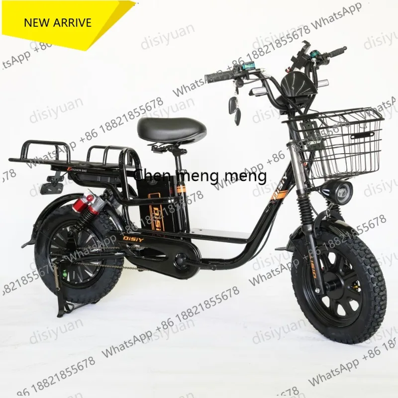 hot selling   V3 1000W 1500W  60V 30Ah Full Suspension 3 Speed Fat Tire Step Thru Electric Cargo Bike Electric