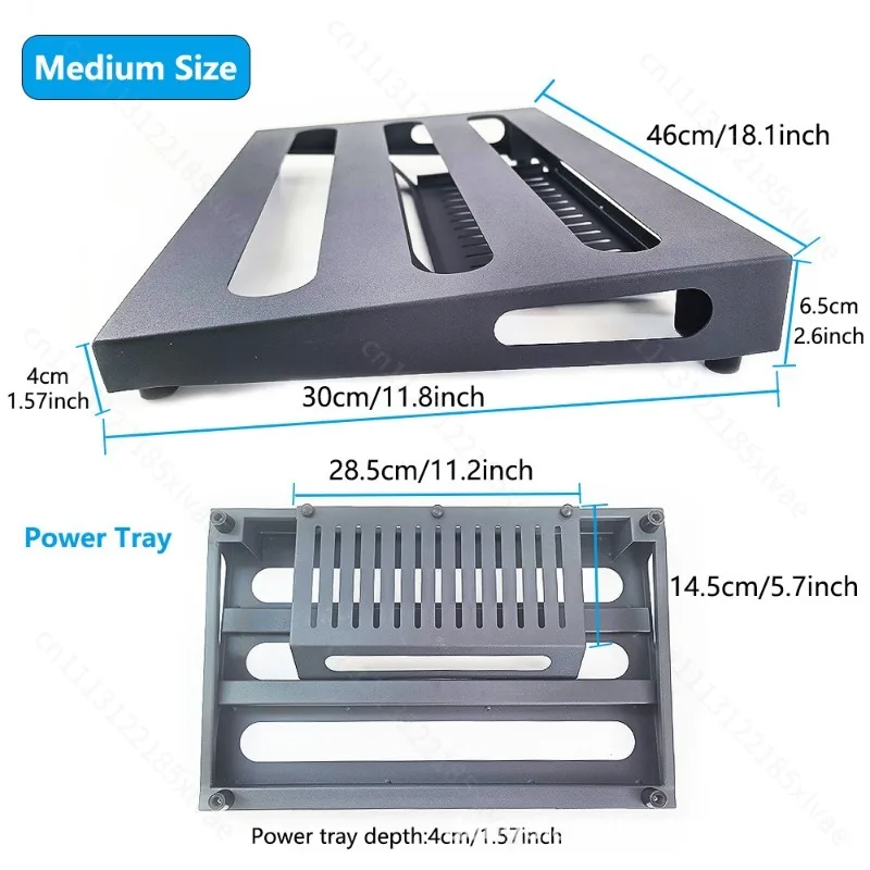 Upgraded Guitar Effects Pedal Board Stand, Stable Mount & Storage Bracket Replacement Accessory