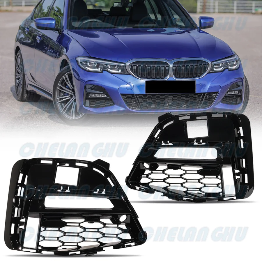

For BMW G20 Seden G21 Touring 320i 330i xDrive 2019 2020 2021 2022 Car accessories Front Fog Lights Lamp Grille Cover