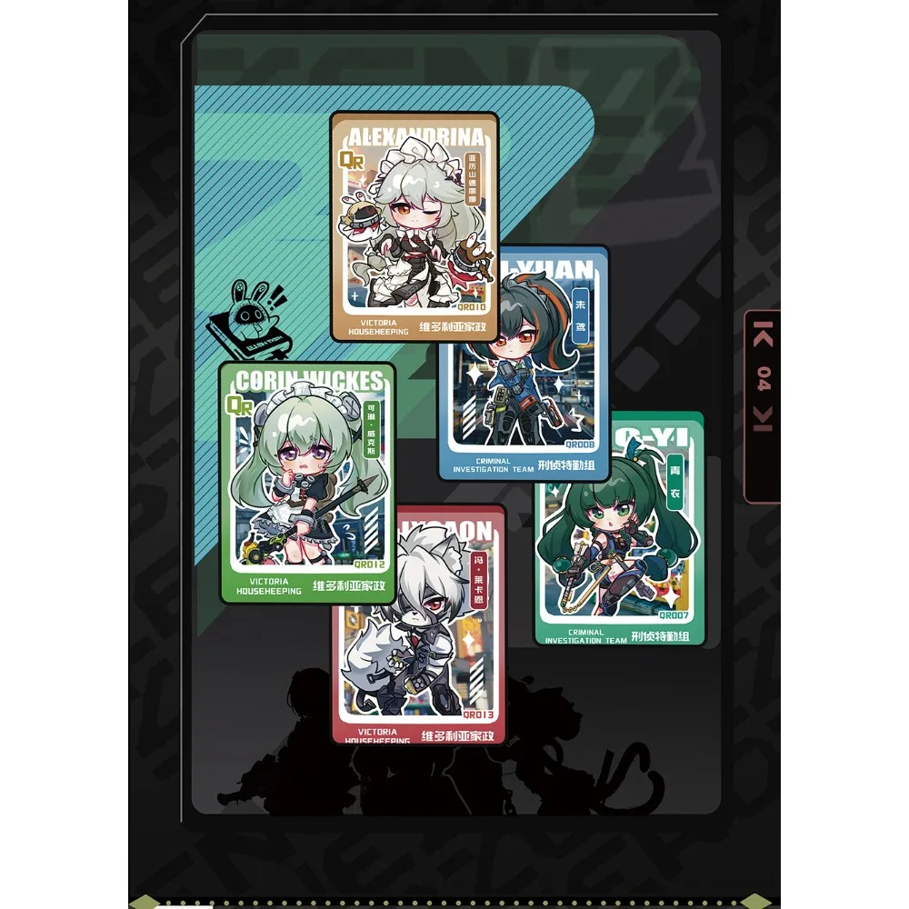 Game Zenless Zone Zero Collection Cards Immersive Adventure Travel ARPG Highly Popular Characters Rare Special-shaped Cards Gift