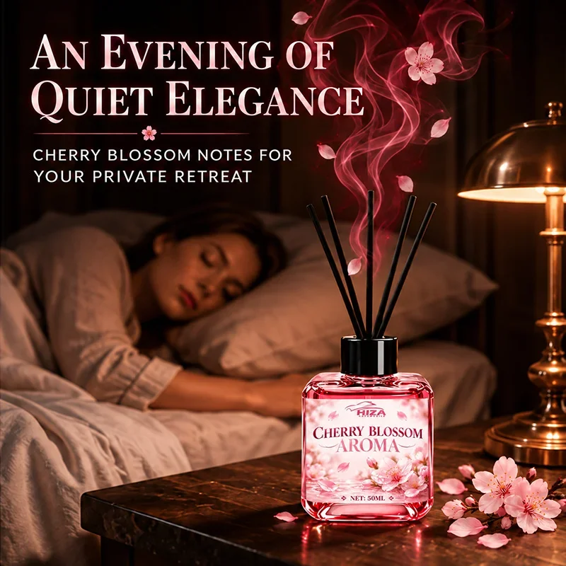 Sakura Cherry Blossom Air Freshener. Sleep Aid Aromatherapy, Long-Lasting & Relaxing. for Living Room, Bedroom & Office