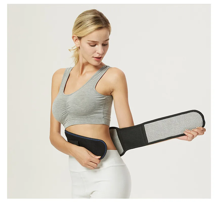 Magnetic Waist Belt Adjustable Magnetic Heating Tourmaline Back Brace Used for Back Treatment Waist Massage Belt Health Care