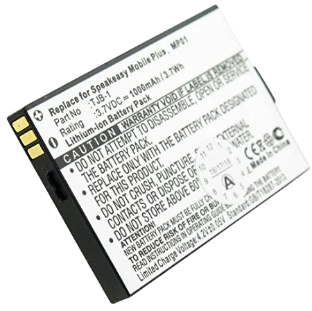 Аккумуляторы Li-Ion TJB-1 1000mAh для Binatone BB100 Plus B200 BB200 SpeakEasy