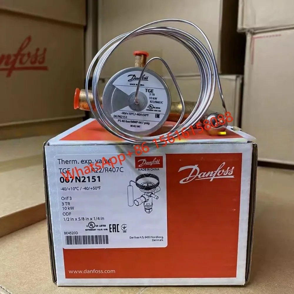 New for Danfoss thermal expansion valves TGE3 067N2150 067N2151/TGE4 067N2152  067N2153 067N2155 TGE7.5 067N2156 TGE9 067N2460