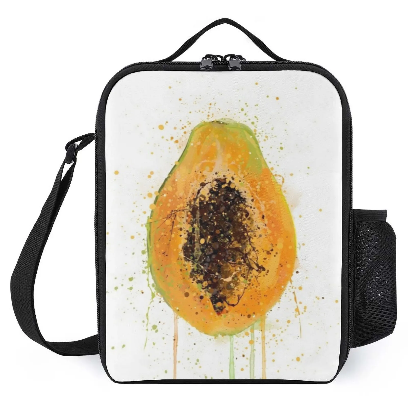 

Сумка для обеда с принтом Papaya Fruit Lonchera, термосумка для детского школьного обеда, детская изоляционная сумка для ланча