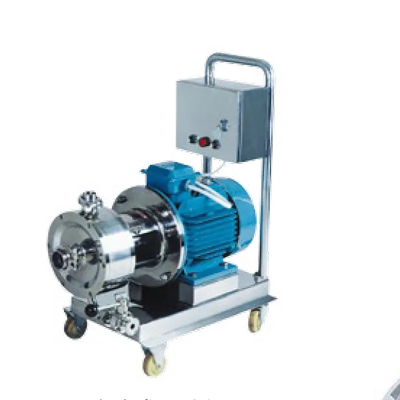 1.5KW SS304 Food Grade Stainless Steel Experimental Emulsification Homogeneous Emulsification Pump with 50L Hopper