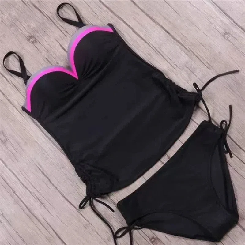여름 두 조각 수영복 여자 수영복을 밀어 여성 Tankini 세트 Beachwear 브라질 수영복 스포츠 여성 Bathers