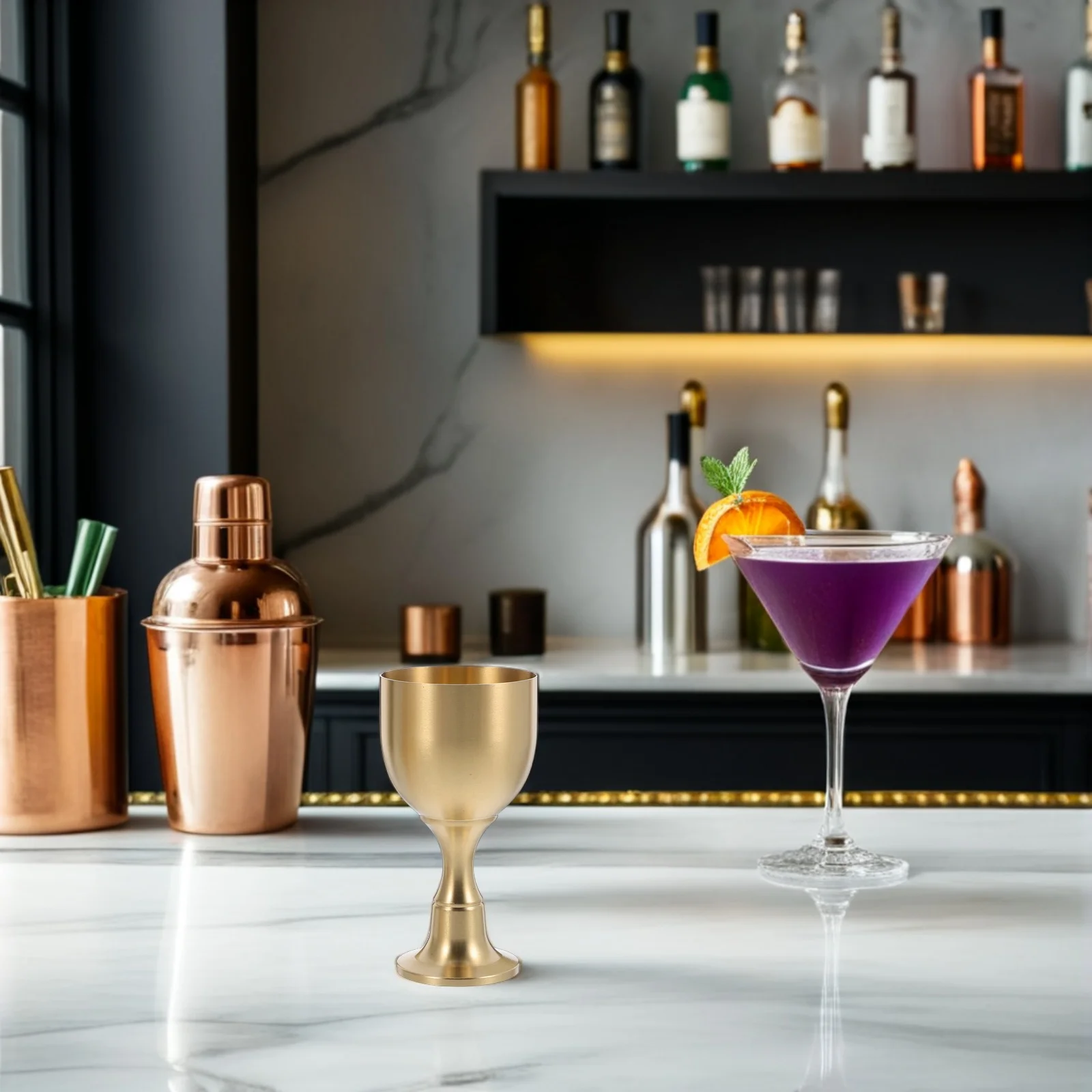 

2Pcs Vintage Brass Goblet Retro Drinking Glasses Elegant Wedding Chalice for Whiskey Wine Tea Medieval Party Decor Mini Gold Cup