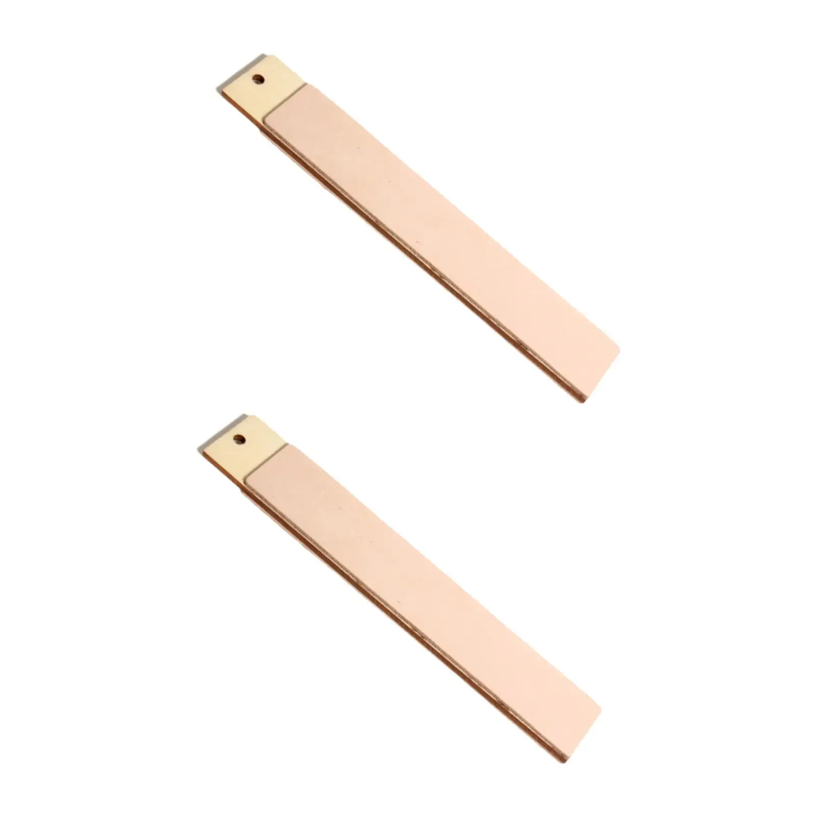 2x Leather Strop Buffing Board Easy to Use Sharpening Strop Board Knife Sharpening Shaving for Polish Woodworking Woodcarving