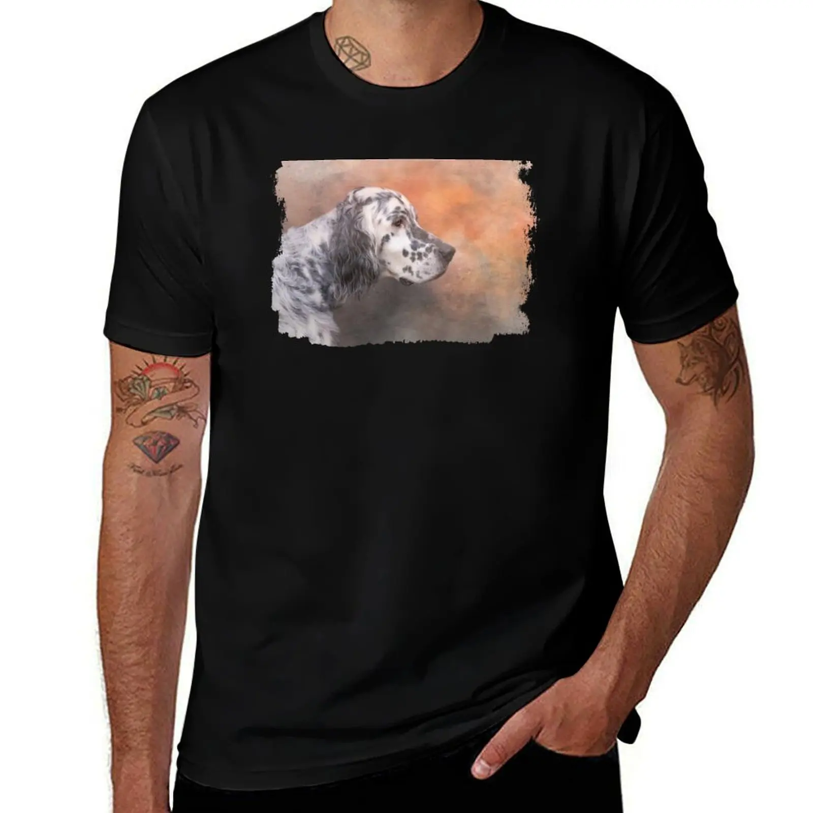 

Blue Belton English Setter 02 T-Shirt t shirt man cotton funny t shirts dark humor T-Shirt
