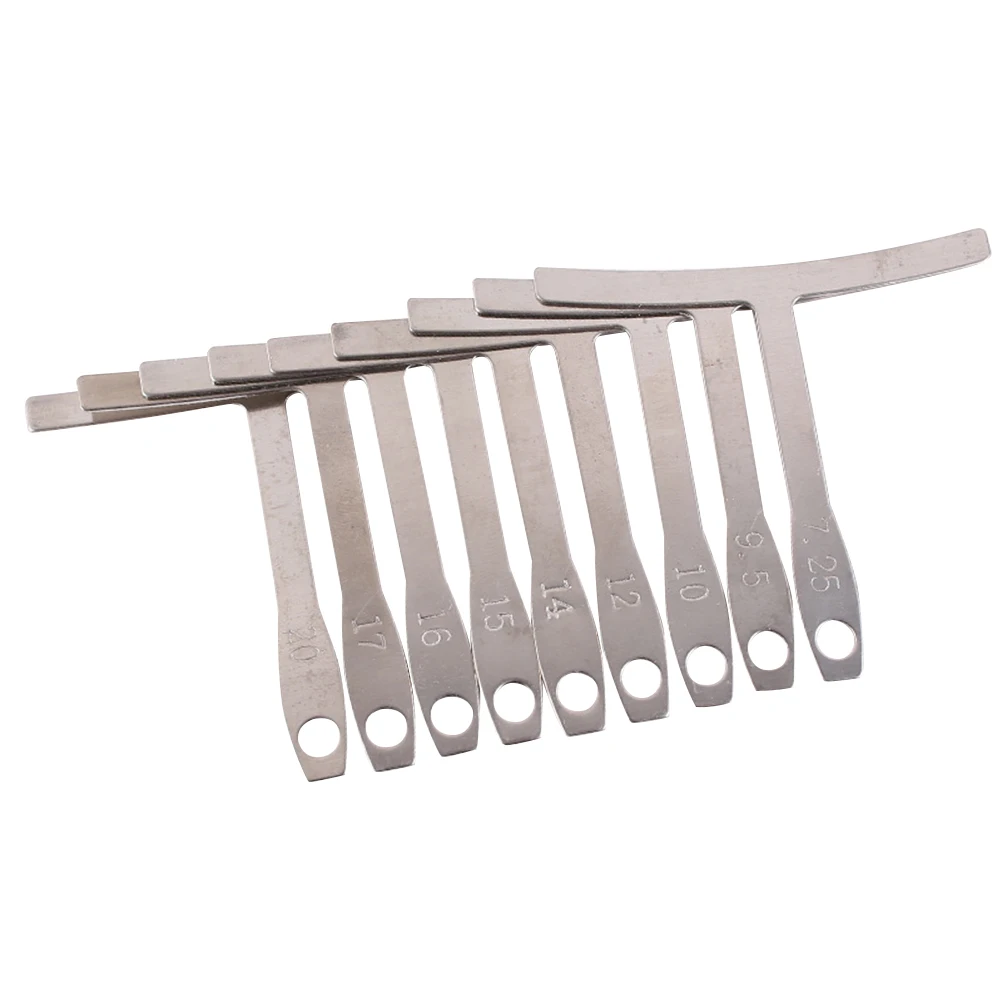 

9pcs Guitar Measuring Caliper Stainless Steel Compact Accurate Action Measurements Electric Bass Acoustic Guitar Fingerboard