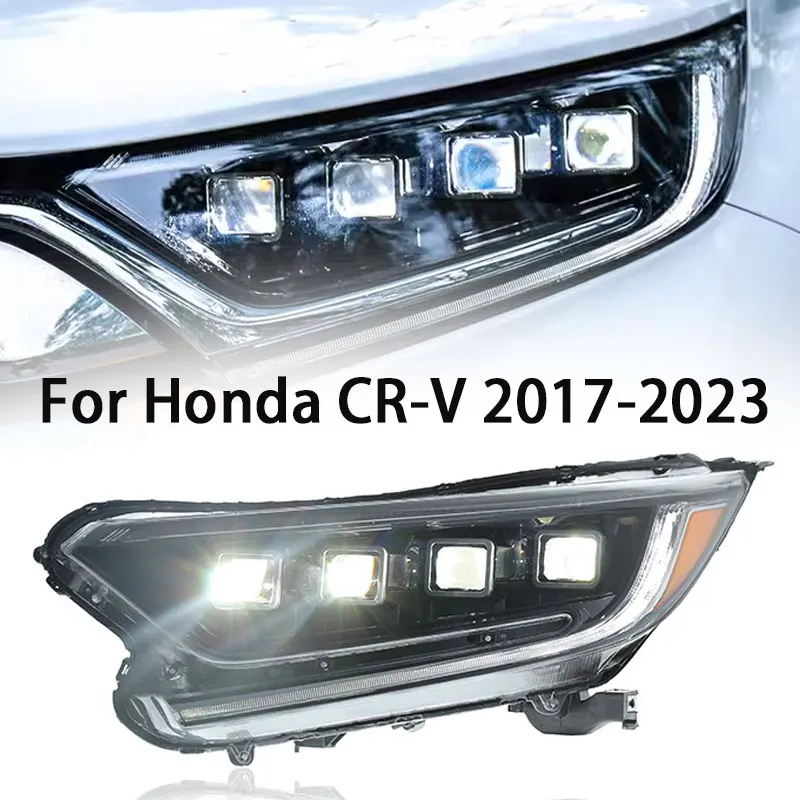 

Car Headlights For Honda CRV CR-V 2017-2023 Upgrade Projector ALL LED Dynamic Signal Lamp Front Lamp Assembly