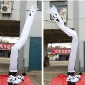 

Black and White Ghost Skull Halloween Air Dance Star Inflatable Dancing Star Arrow One Foot/Two Legs Pumpkin