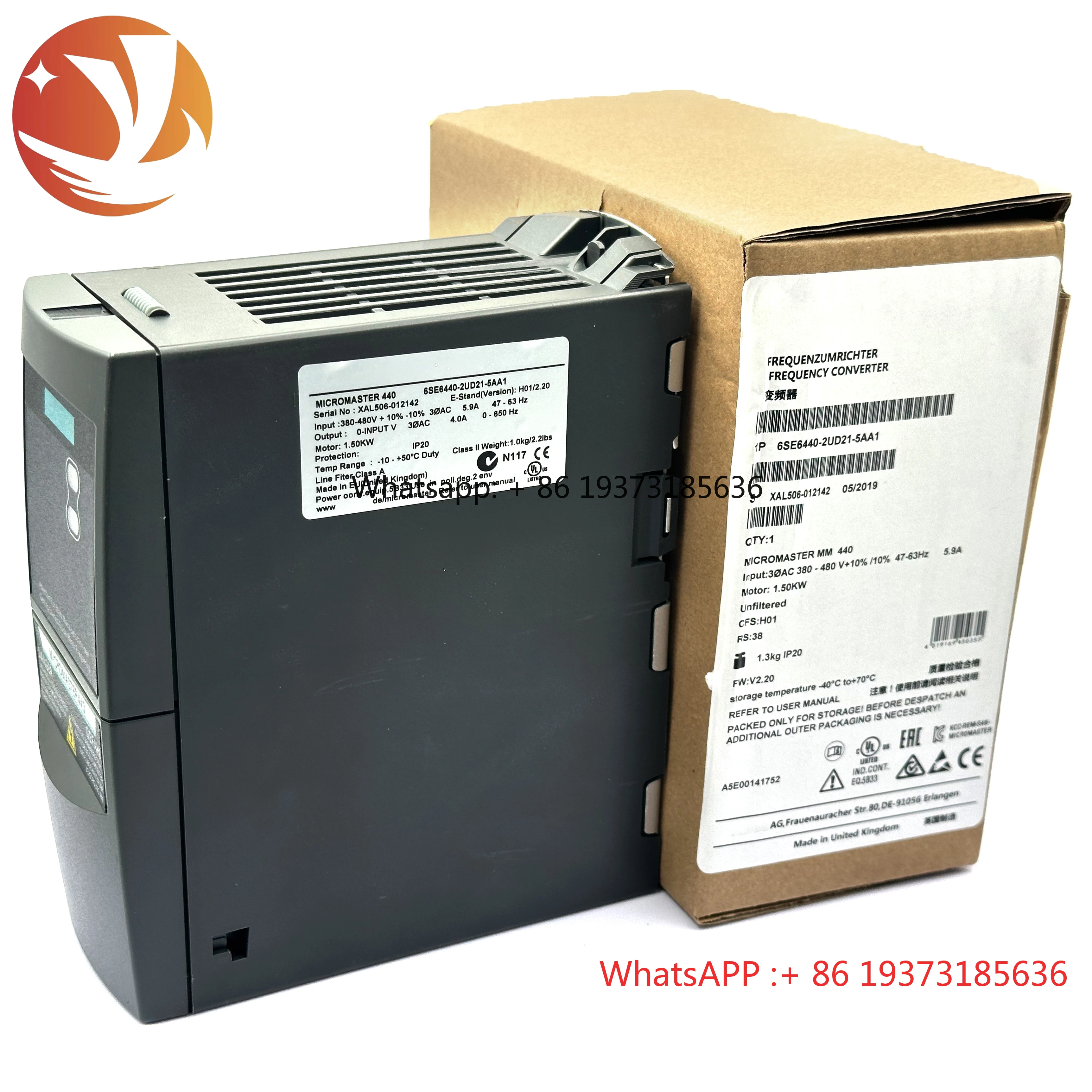 High Quality Industrial Automation Plc Pac Dedicated Controllers with 6SE6440-2UD21-5AA1 Plc Logic Programming Controller