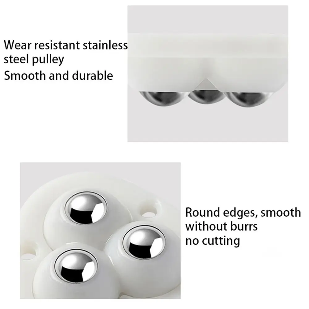 Universal Wheel Low Noise Mini Swivel Casters 360º Universal Wheels Self Adhesive Pulley Adhesive Universal Wheel Paste Casters
