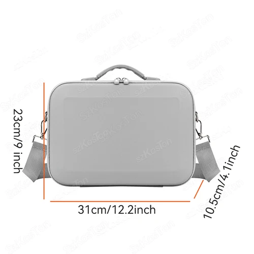 Imagen 2 del producto Bolsa de almacenamiento para DJI NEO, Estuche de transporte integrado, bolso de viaje, Maleta de PU con correa para el hombro, accesorios para RC-N3 de Dron
