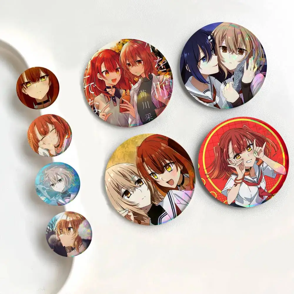 Anime This Monster Wants To Eat Me Round Badge Creative Brooch Clothing Backpack Accessories Lapel Pin