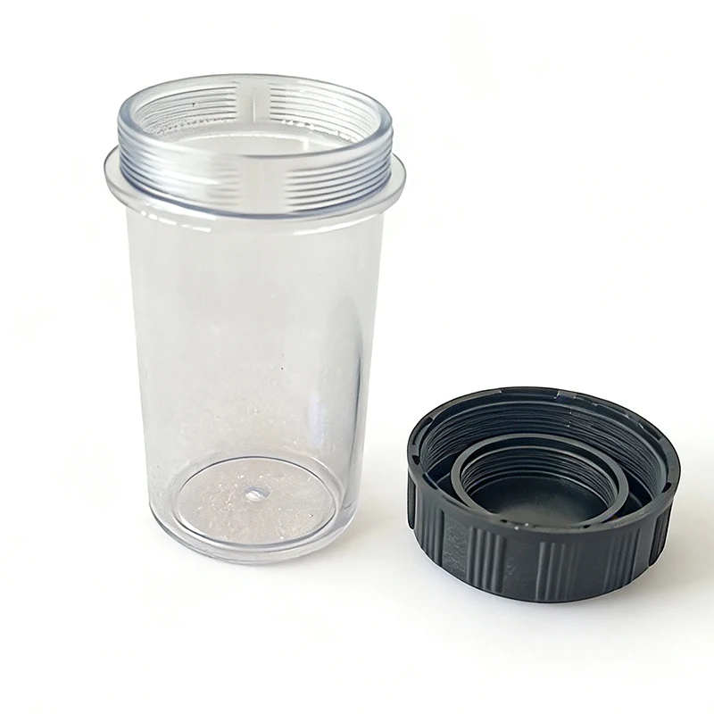 10pcs Biological Microscope Objective Lens Plastic Box 45mm 60mm 185 195 Objective Anti-Dust cover Case RMS Thread 20.3