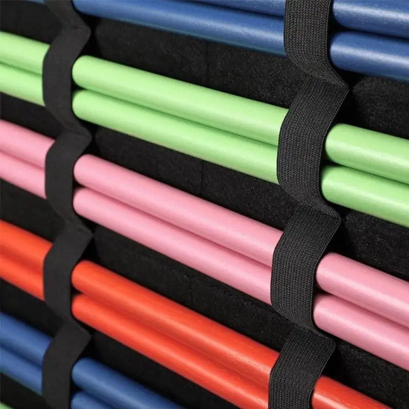Drumstick Display Bag for 12 Pairs Drumsticks Foldable Drum Holder Pouches
